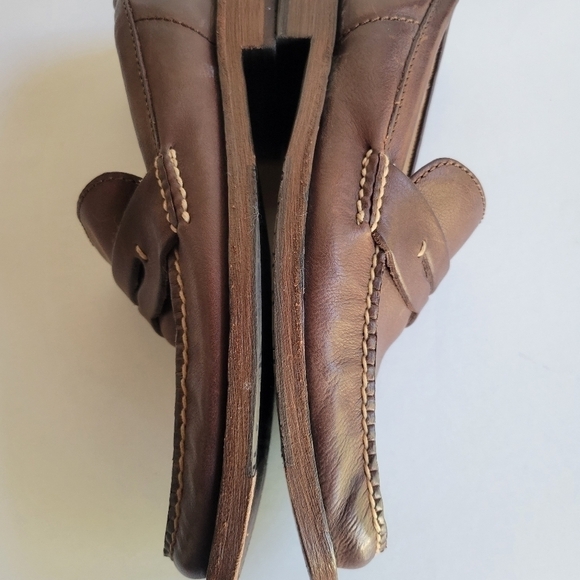 Frye men's brush leather Penny loafers size 7.5 - Picture 6 of 16